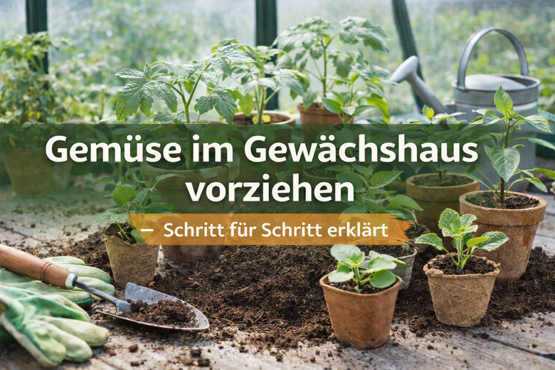 Gemüse im Gewächshaus vorziehen – Schritt für Schritt erklärt