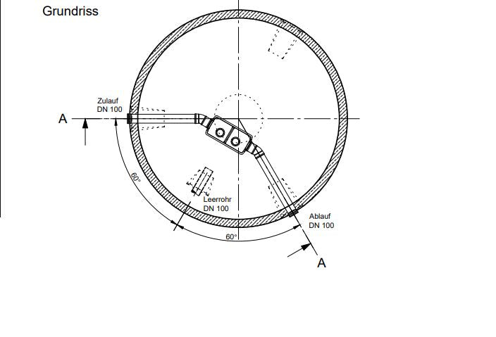 Mall Betonzisterne Family 12500 Liter, begehbar, mit Patronenfilter