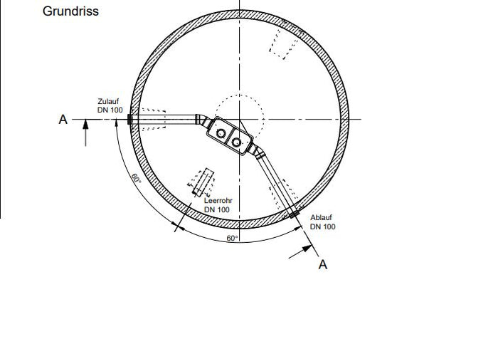 Mall Betonzisterne Family 12500 Liter, begehbar, mit Patronenfilter