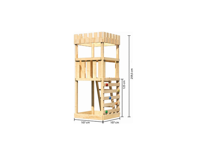 Karibu Ritterburg Löwenherz + Kletterwand