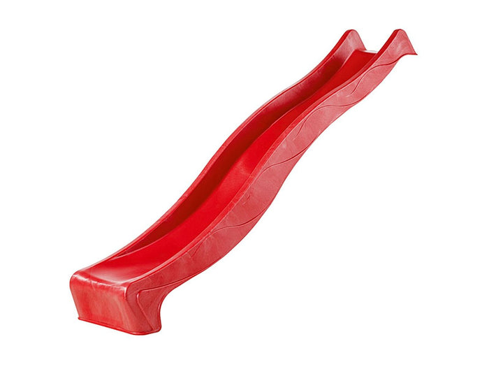 Karibu Stelzenhaus Fidel terragrau + Rutsche rot