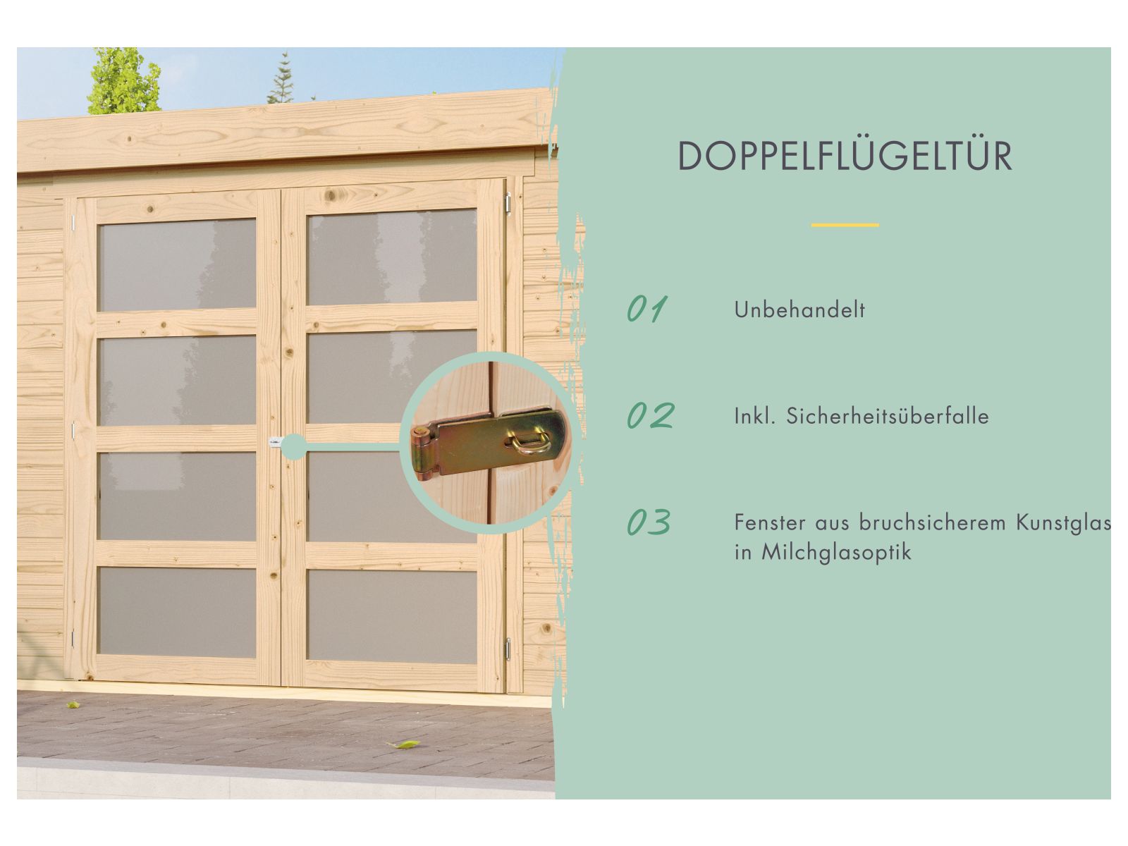 Karibu Systemhaus Mühlentrup 2 naturbelassen 19 mm