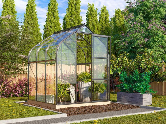 Vitavia Gewächshaus Orion 3800, 3mm ESG, Schwarz
