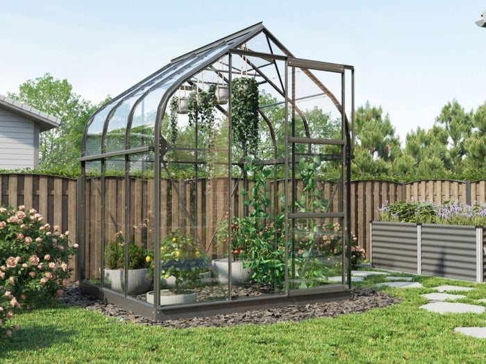 Vitavia Gewächshaus Orion 3800, 3mm ESG, Schwarz