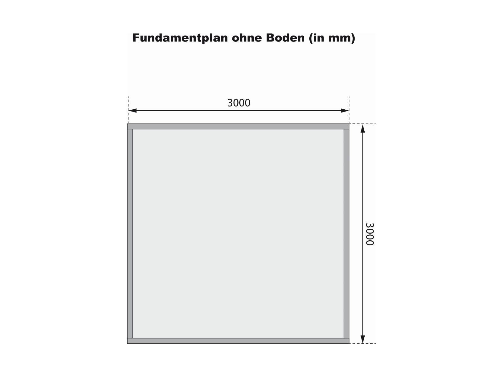 Karibu Gartenhaus Theres 7 natur 28 mm