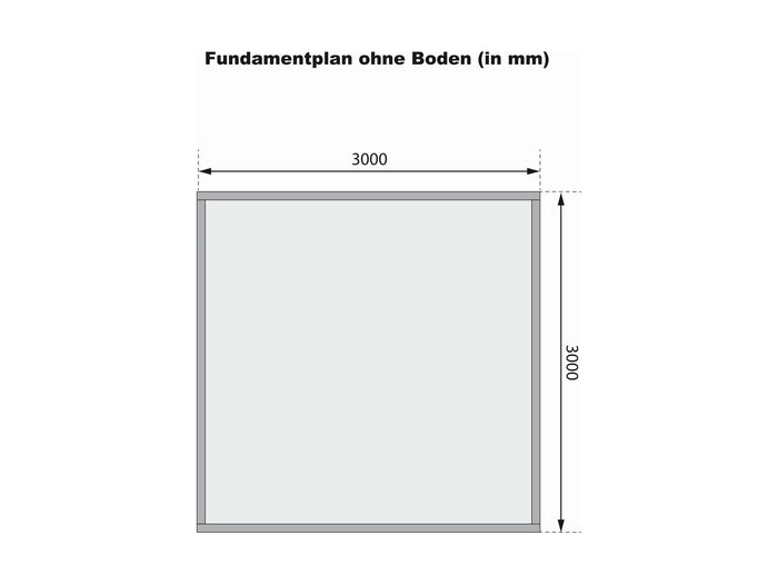 Karibu Gartenhaus Theres 7 natur 28 mm