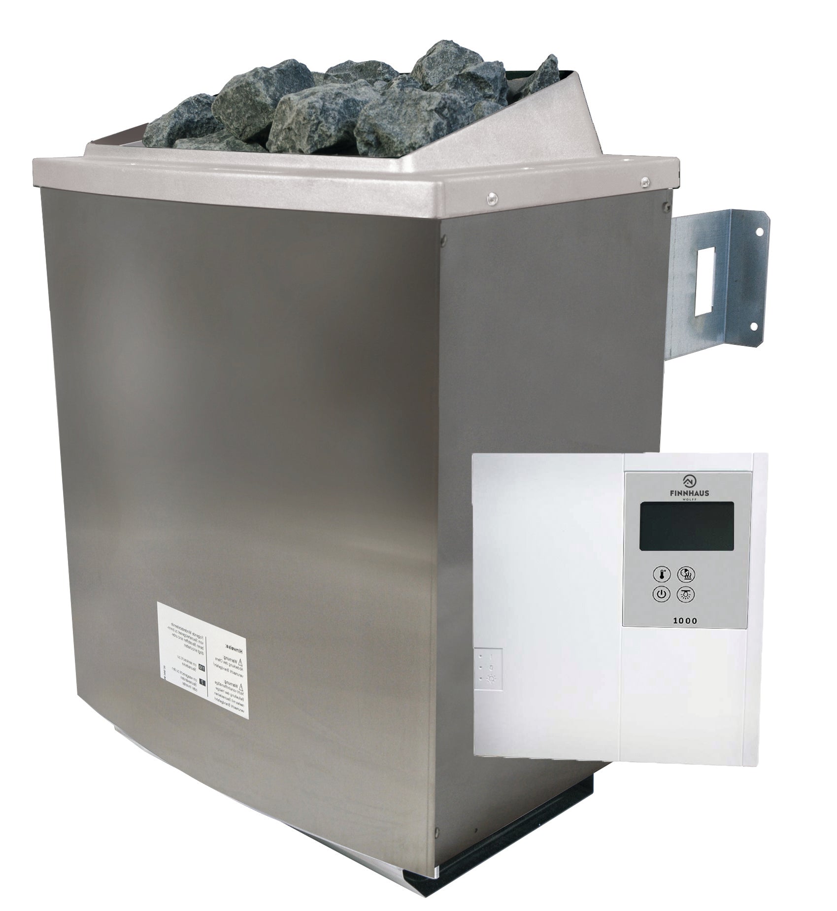 Wolff Finnhaus Saunahaus de luxe Sanna 70 -ohne Terrasse, Set-1