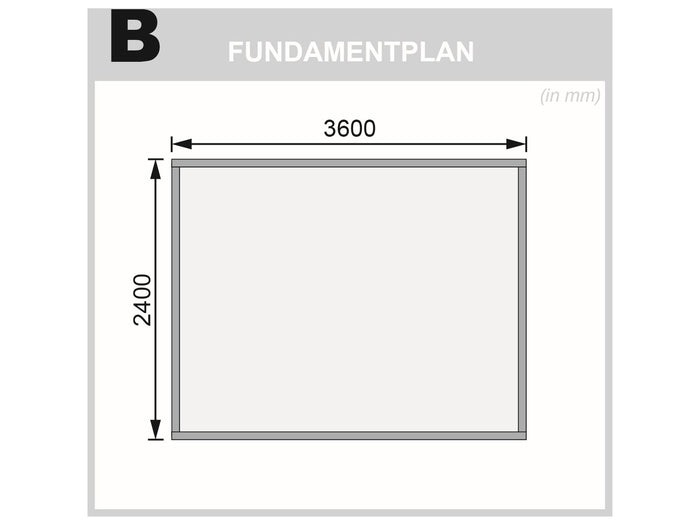 Karibu Gartenhaus Kastorf 7 - 28 mm natur