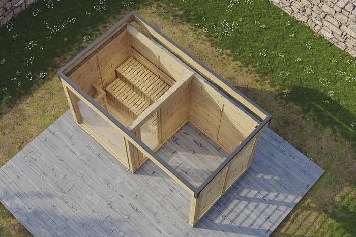 Wolff Finnhaus Sauna Sina 4323 75