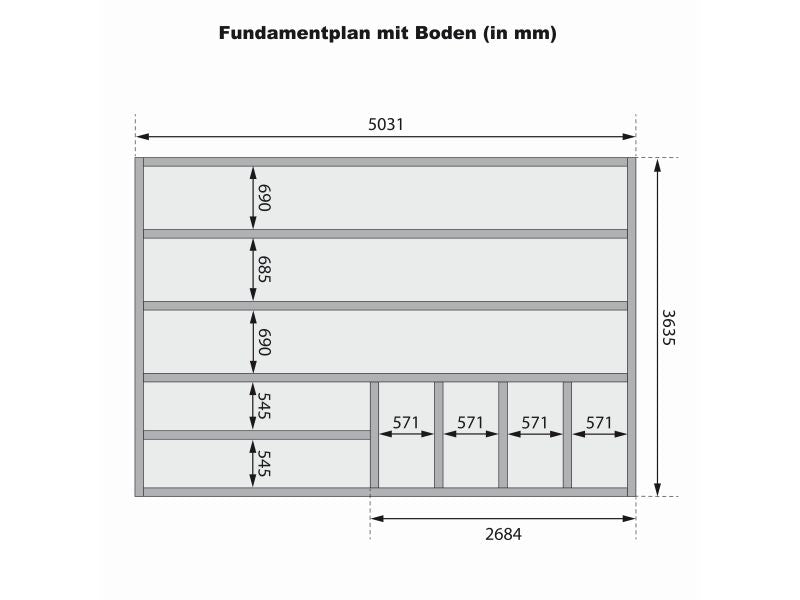 Karibu Hybrid Saunahaus Ares 3, naturbelassen/graualuminium -ohne Ofen-