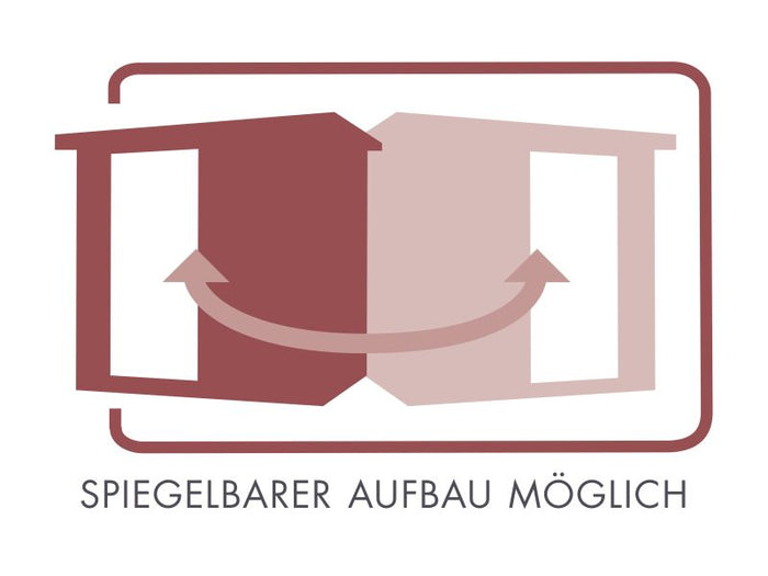 Karibu Sauna Airi, inkl. 9 kW Ofen integr. Steuerung - ohne Dachkranz -