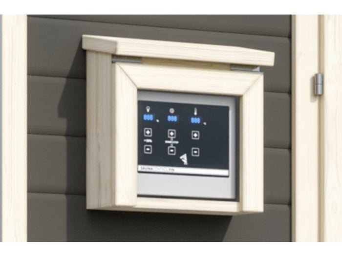 Karibu Steuergerätverkleidung für den Außenbereich, Elfenbeinweiß