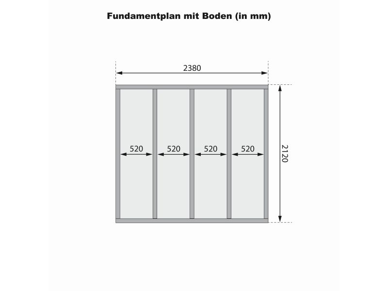 Karibu Fasssauna Quadro 1 Plus, ohne Ofen, 38 mm