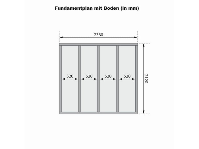 Karibu Fasssauna Quadro 1 Plus,38 mm, inkl. 9 kW Ofen integr. Steuerung