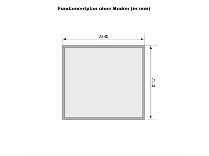Karibu Fasssauna Quadro 1 Plus,38 mm, inkl. 9 kW Bioofen ext. Steuerung