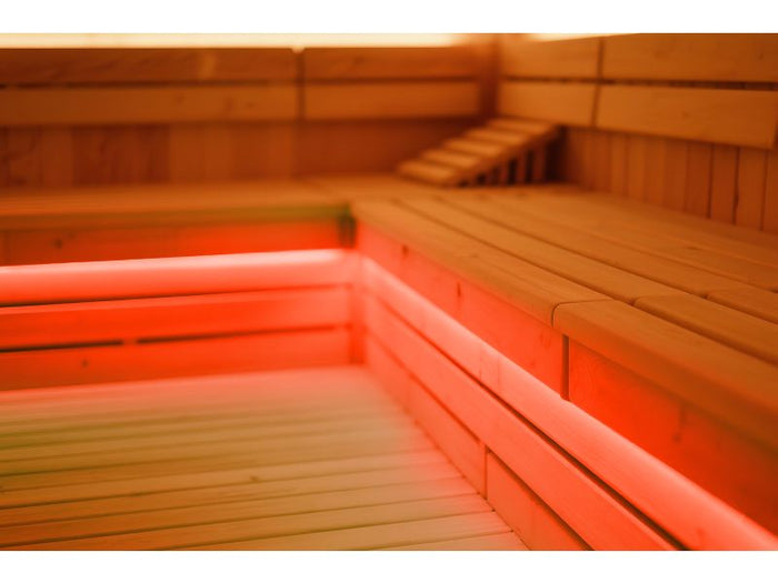 Karibu Saunalicht LED Schlauch 200cm Verlängerung Unterbankleuchte