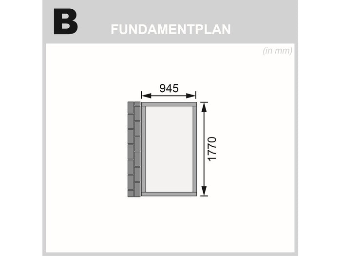 Karibu Anlehngartenhaus Görlitz natur 19 mm