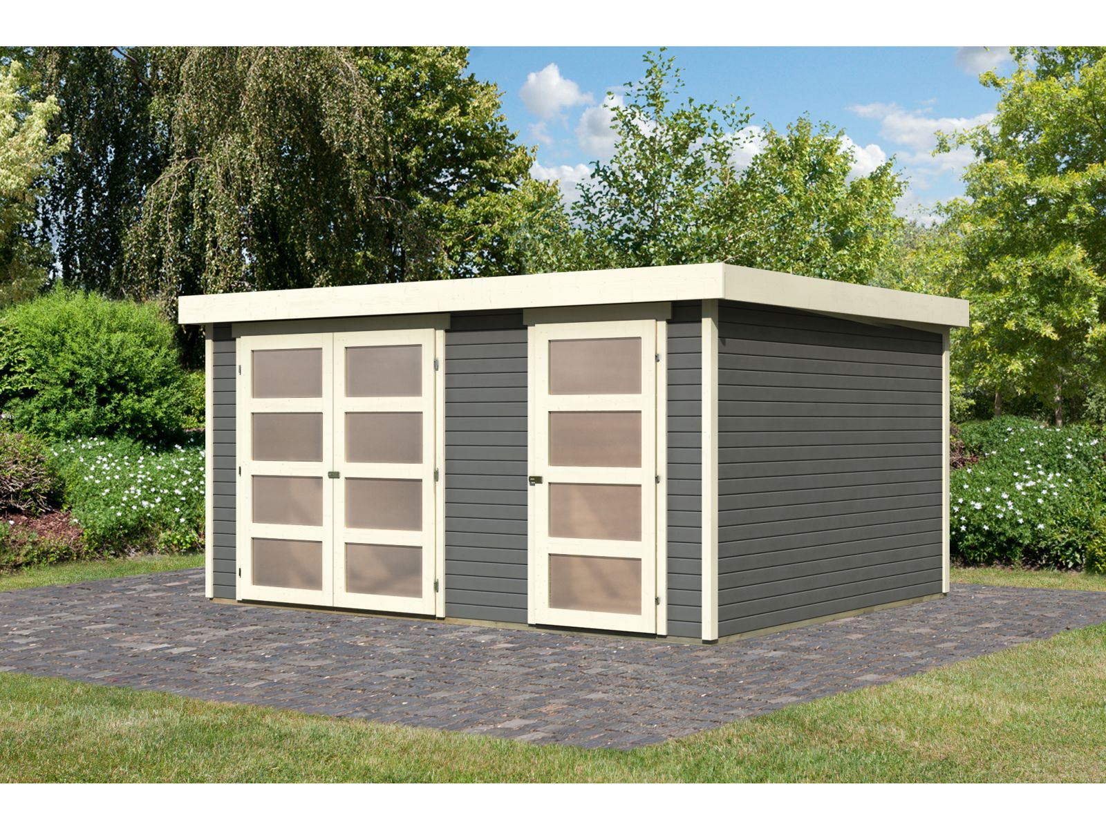 Karibu Systemhaus Mühlentrup 3 terragrau 19 mm