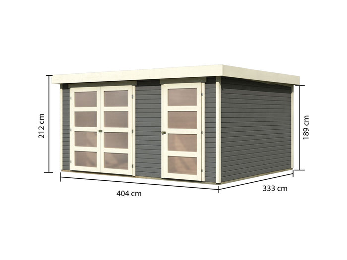 Karibu Systemhaus Mühlentrup 3 terragrau 19 mm