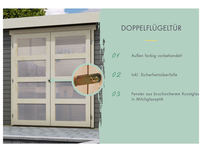 Karibu Systemhaus Mühlentrup 3 terragrau 19 mm
