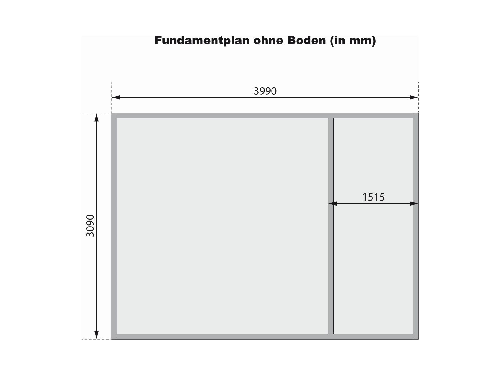 Karibu Gartenhaus Lagor 1 38 mm 2-Raum-Haus