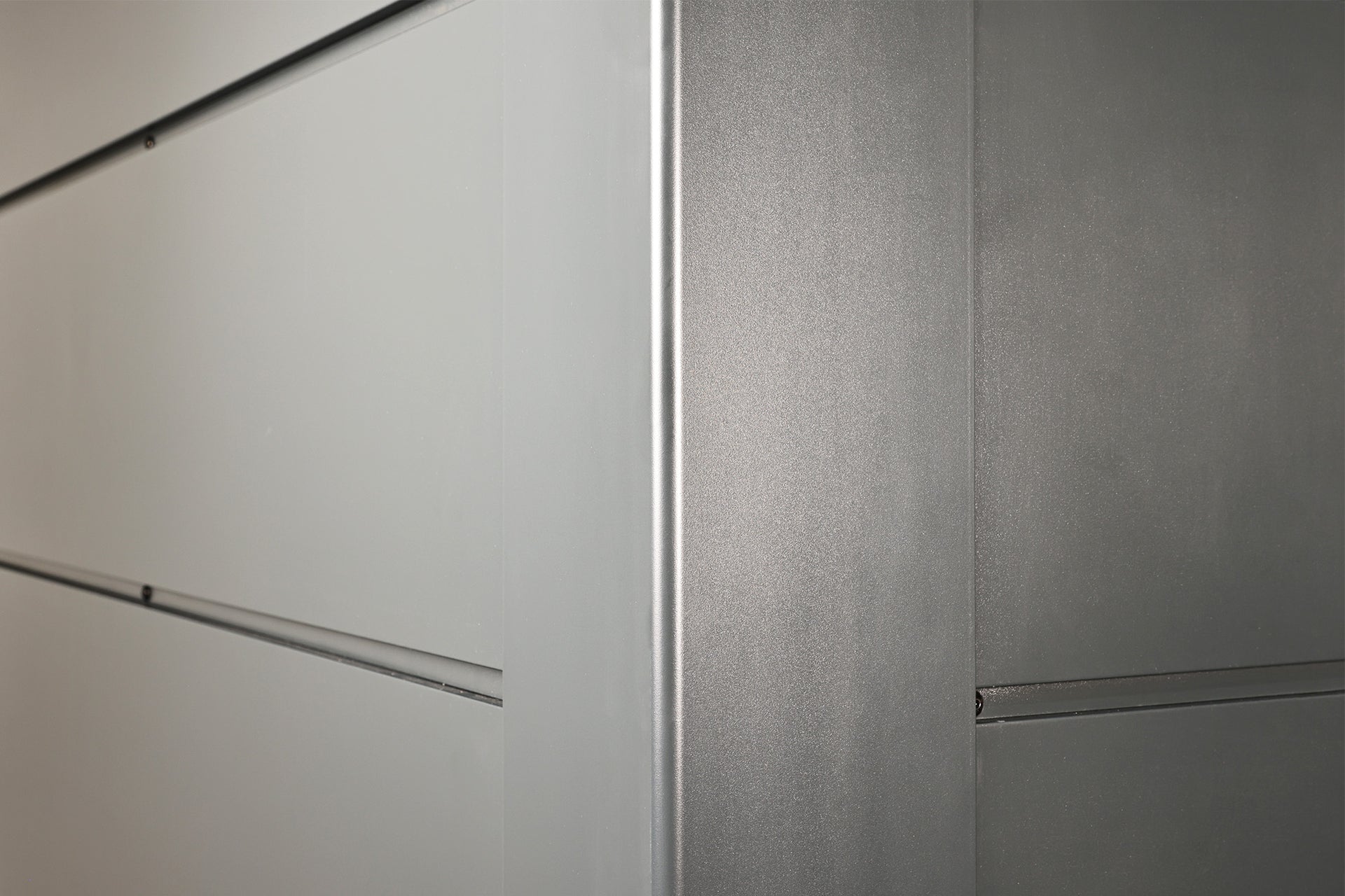 Wolff Finnhaus Metallgartenhaus Thorin 3924, Anthrazit, 1 flg, inkl. Seitendach 1,50 m links