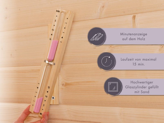 Karibu Sauna Sanduhr Classic