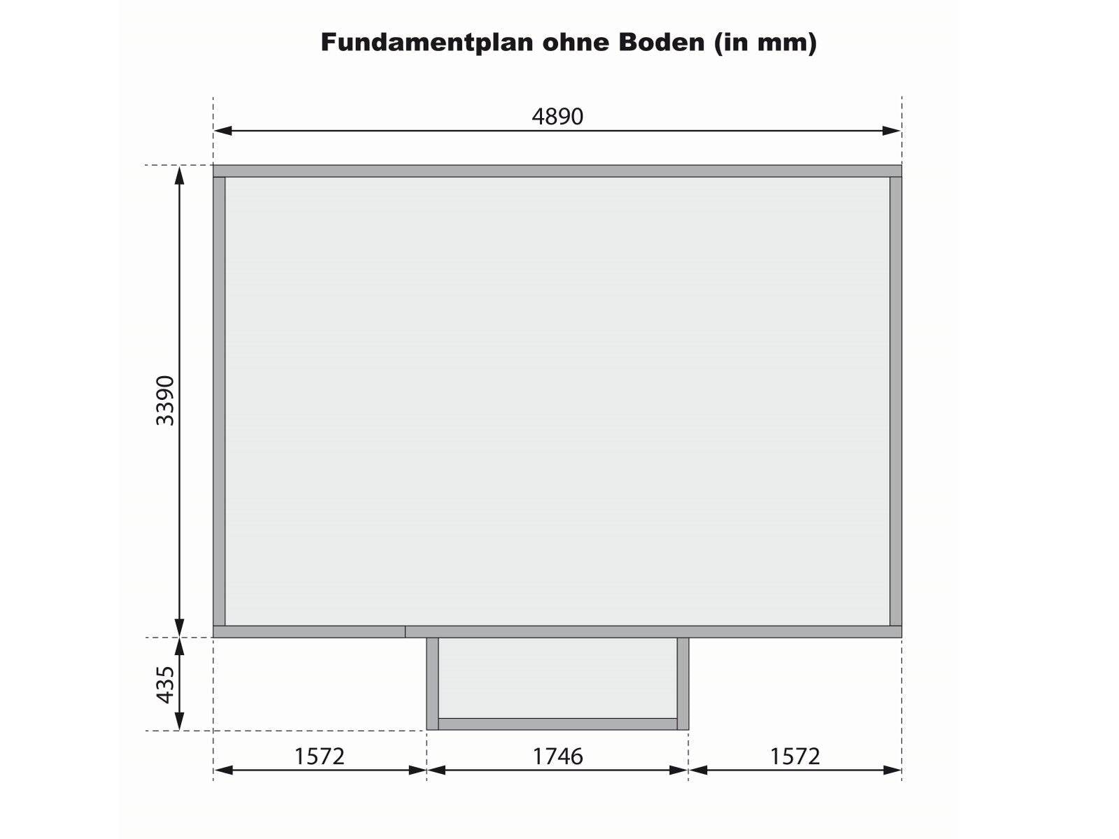 Karibu Gartenhaus Nordland 38 mm