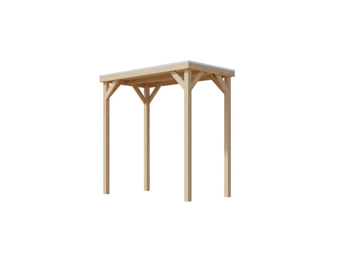 Karibu Pavillon Cubeco halb, natur