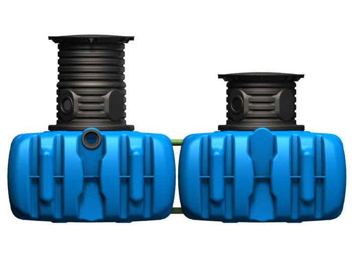 4Rain FLAT M Flachtank-Komplettpaket Haus-Premium, 9.000 Liter (3 x 3.000 Liter)