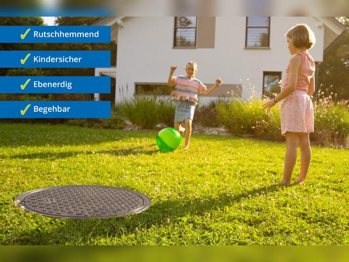 4Rain FLAT S Flachtank-Zisterne 3.000 Liter (2 x 1.500 Liter), inkl. Schachtverlängerung