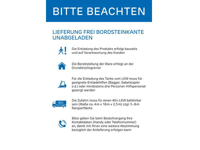 4Rain FLAT XL Flachtank-Zisterne 7.000 Liter, inkl. Schachtverlängerung