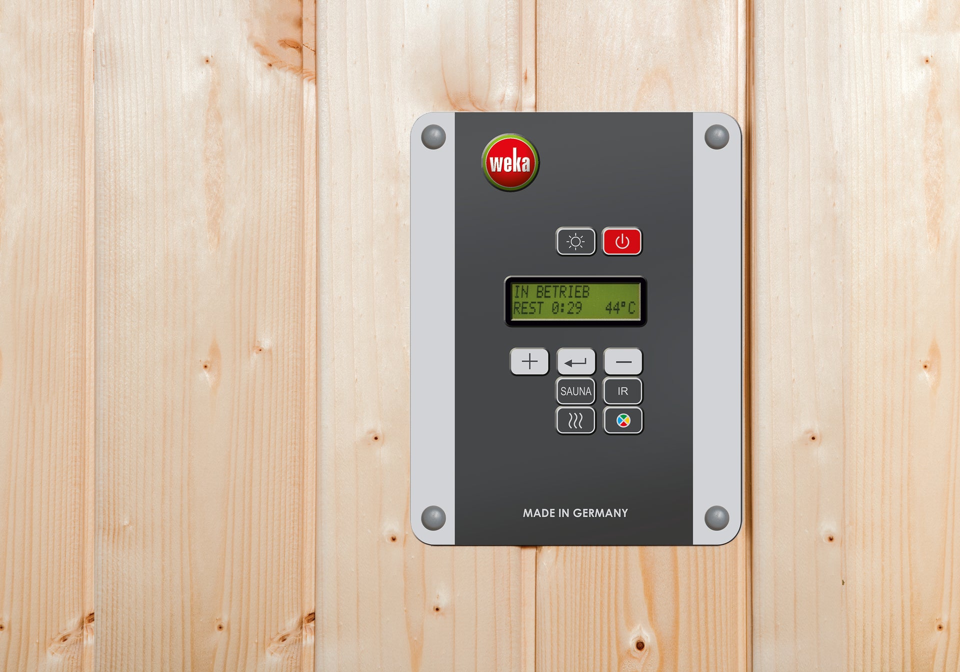 Weka Premium-Massivholzsauna Turku 1 GTF Sparset 1 inkl. 7,5 kW Sauna-Ofen