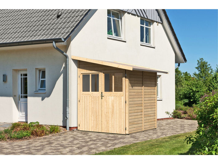 Karibu Gartenhaus Wandlitz 2 natur 19 mm