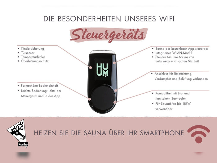 Karibu Saunahaus Mainburg 2 Set B naturbelassen, inkl. 9 kW Bioofen ext. Steuerung HUUM