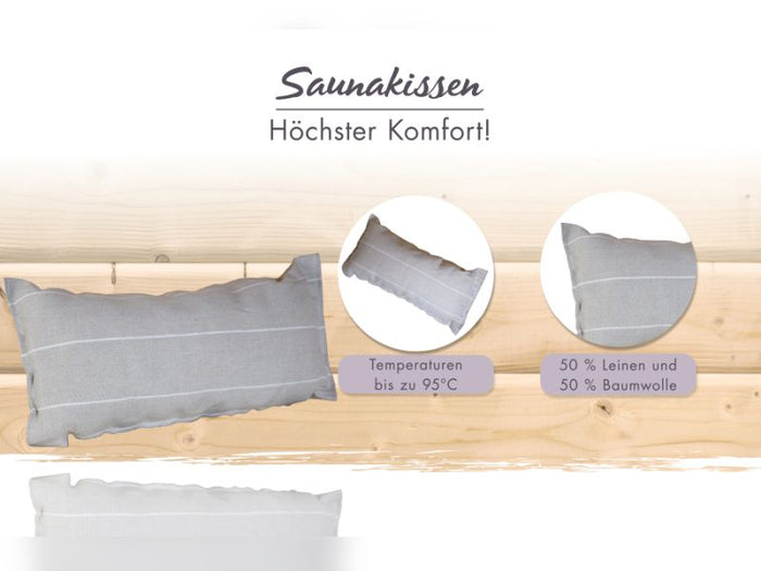 Karibu Saunakissen, hitzebeständing