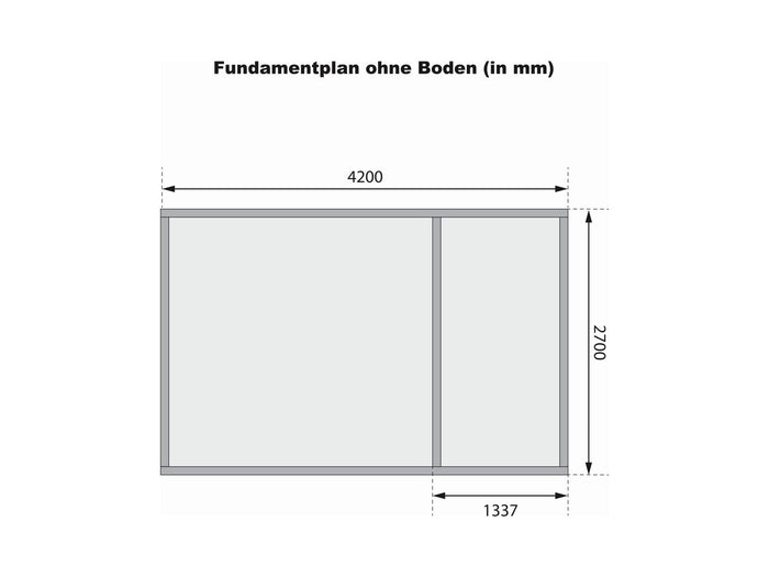 Karibu Gartenhaus Mattrup 2 raum Haus natur 28 mm
