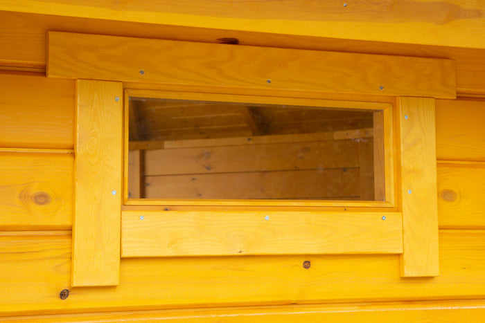 Wolff Finnhaus Wetterschutzhütte Wanja 3327 XL 45 Betongrau