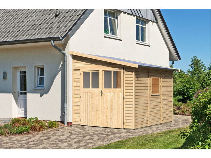 Karibu Gartenhaus Bomlitz 3 natur 19 mm