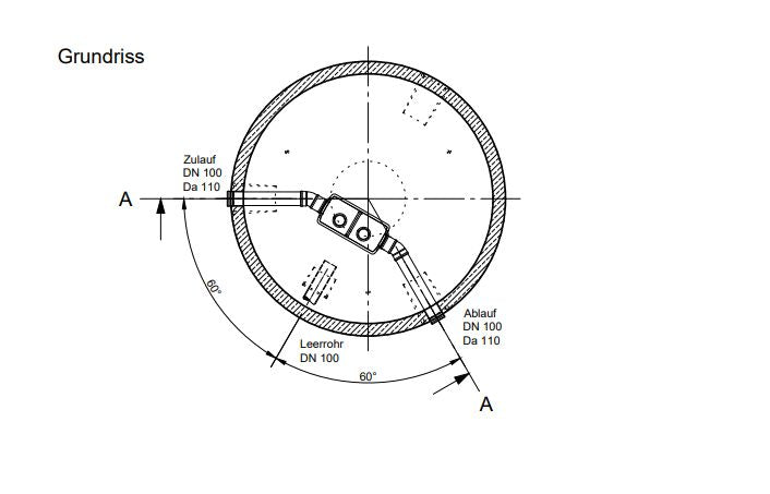 Mall Betonzisterne Family 7000 Liter, begehbar, mit Patronenfilter