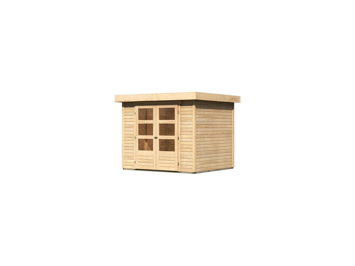 Karibu Gartenhaus Askola 3 natur 19 mm