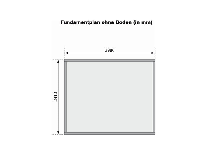 Karibu Gartenhaus Askola 5 natur 19 mm