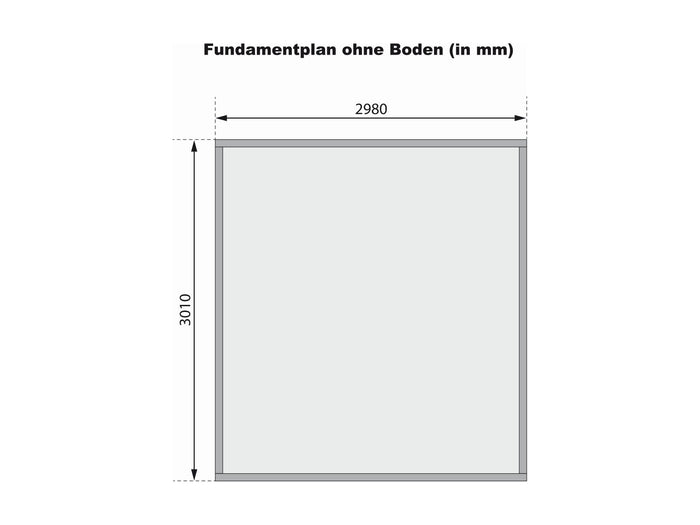 Karibu Gartenhaus Askola 6 natur 19 mm