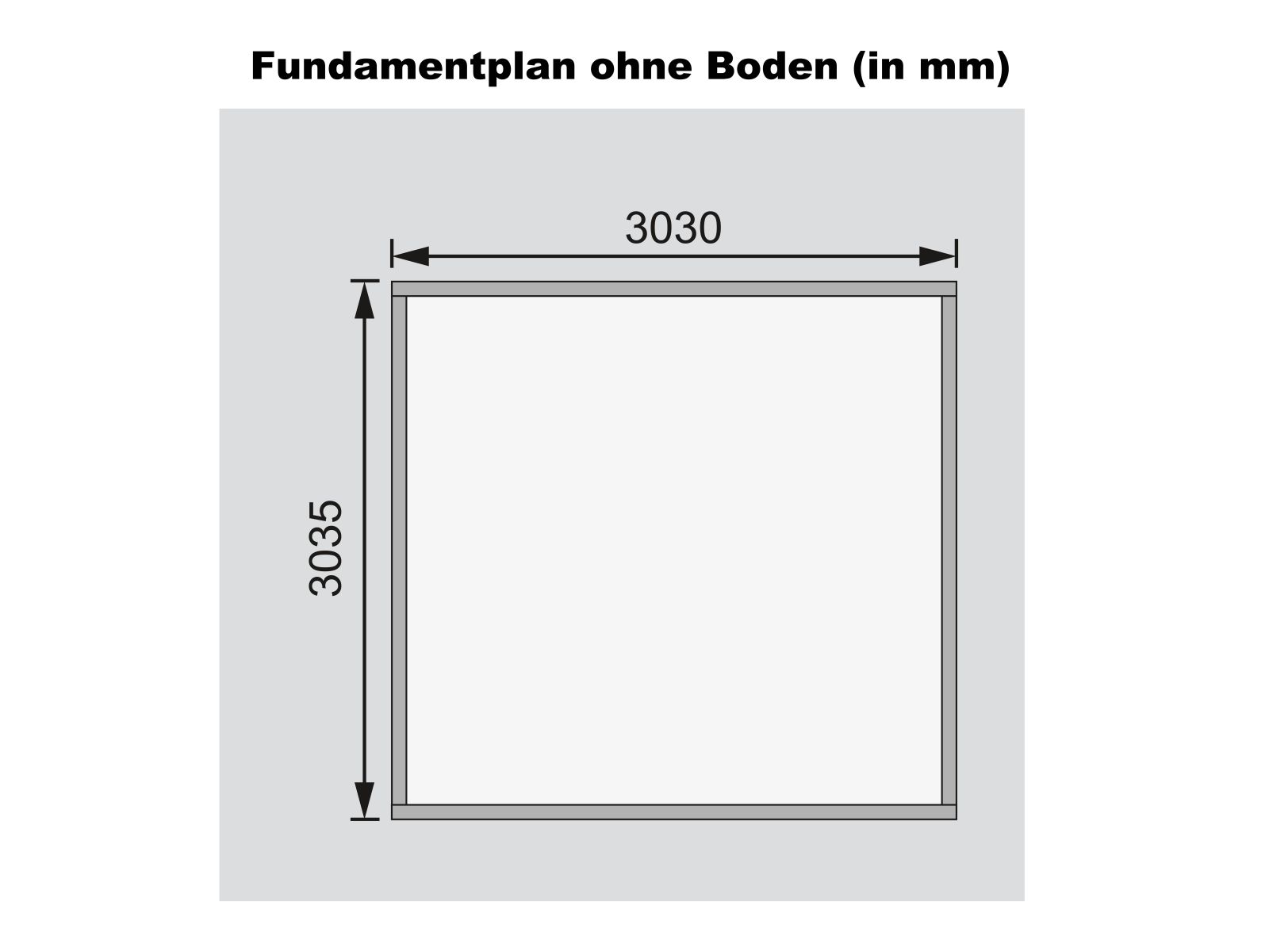 Karibu Gartenhaus Northeim 3 naturbelassen 38 mm