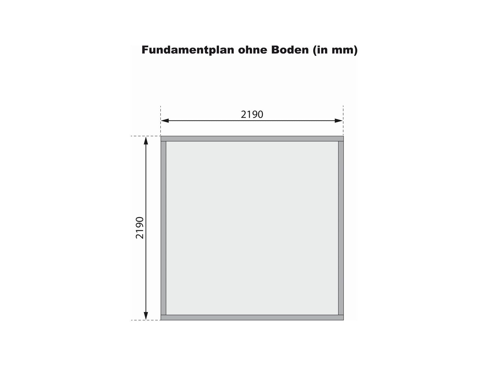 Karibu Gartenhaus Bastrup 3 natur