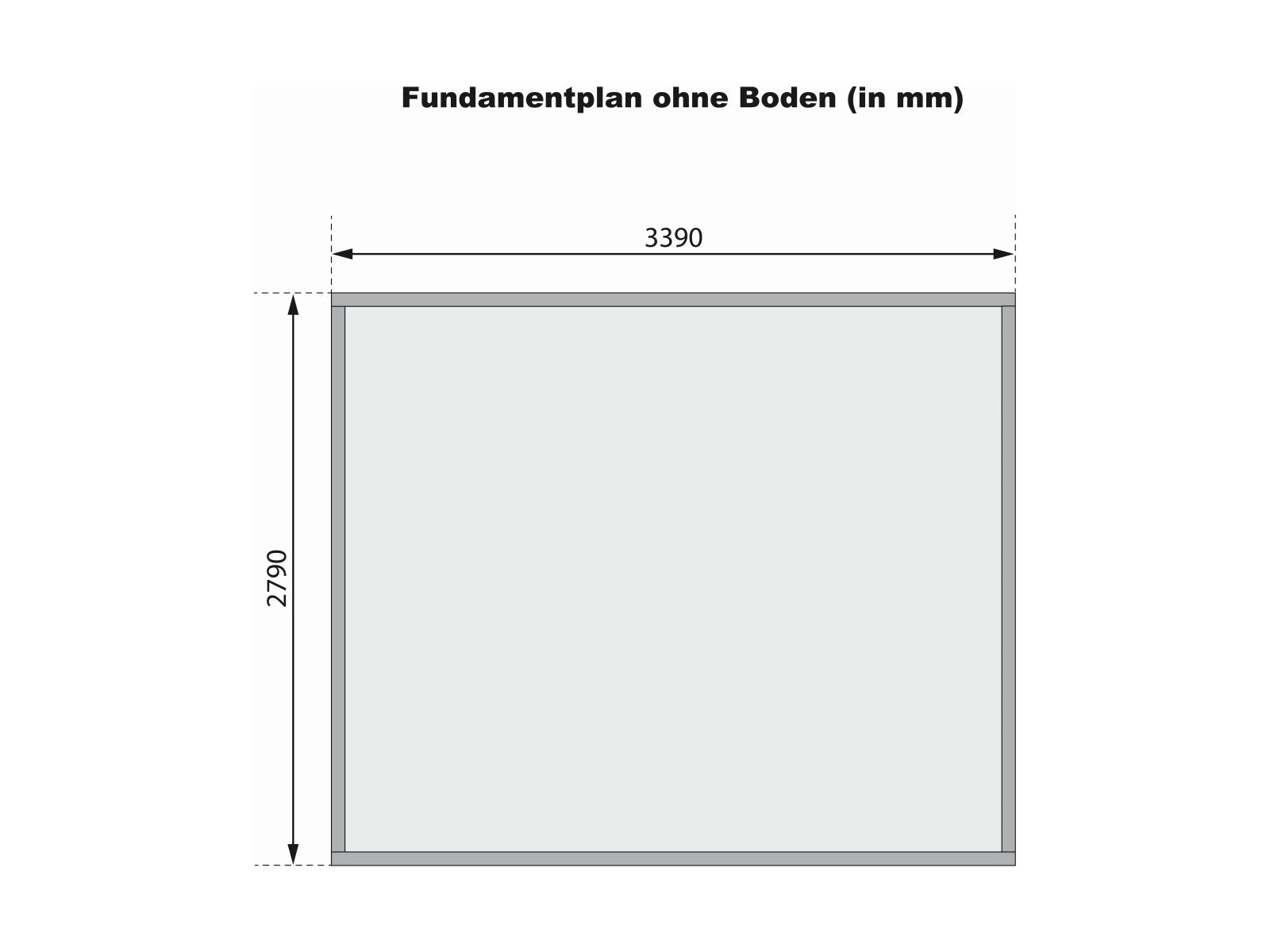 Karibu Gartenhaus Bastrup 7 natur