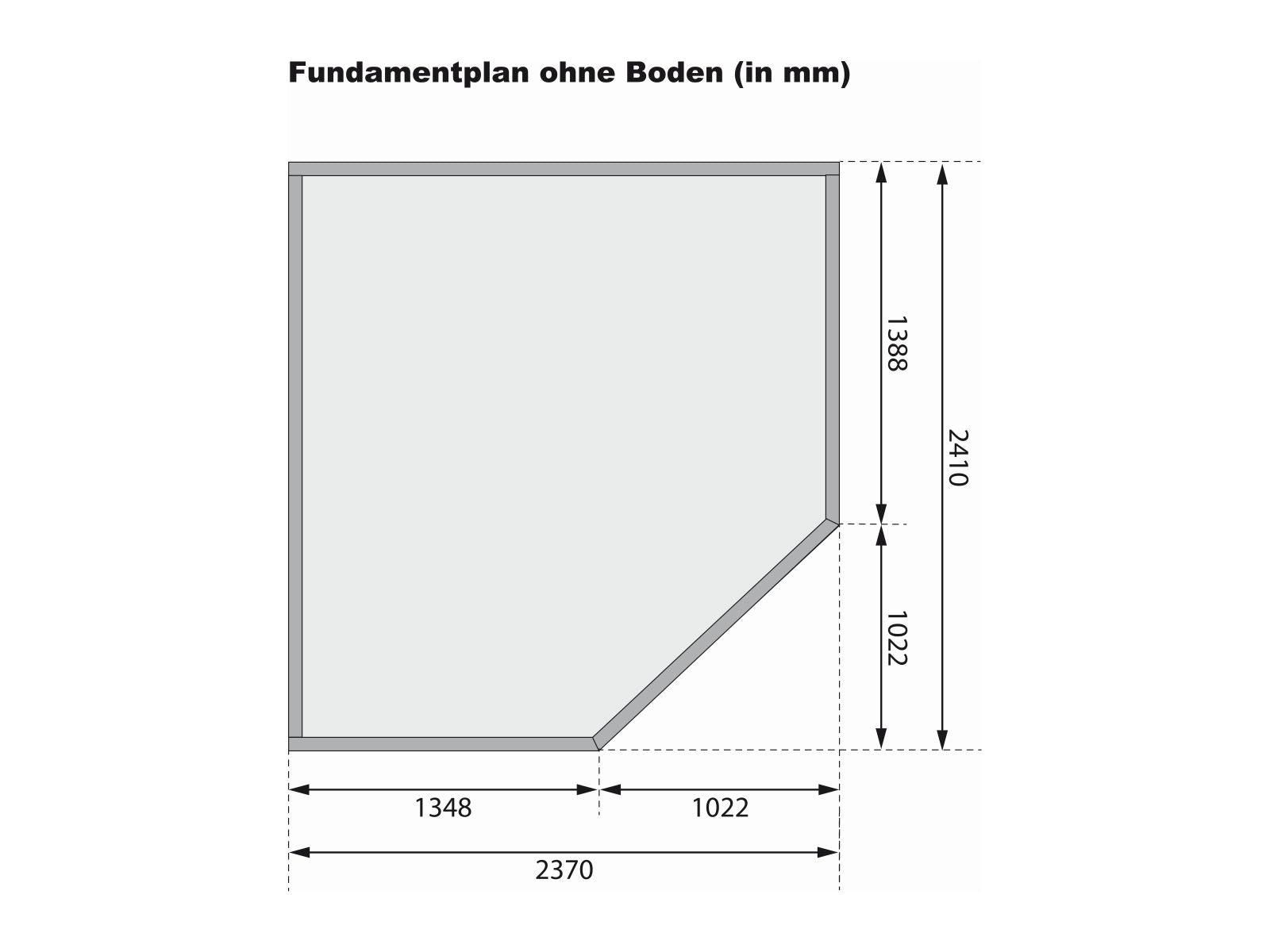 Karibu Gartenhaus Schwandorf 5 natur 19 mm