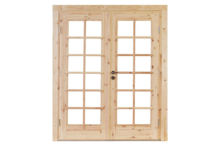 Wolff Finnhaus Doppeltür Lars 40 Isoliert