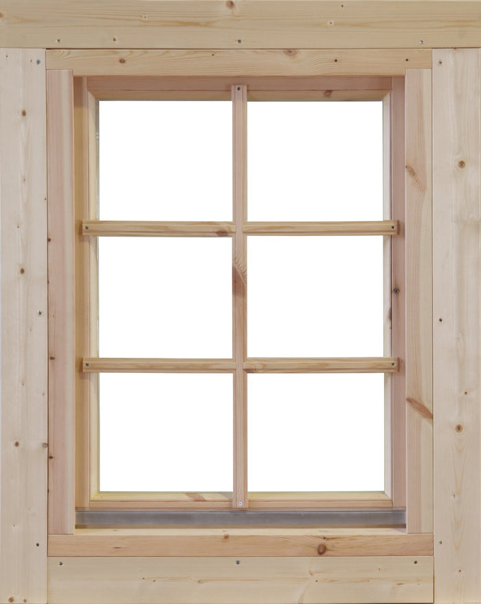 Wolff Finnhaus Einzelfenster Marit 28 Isoliert