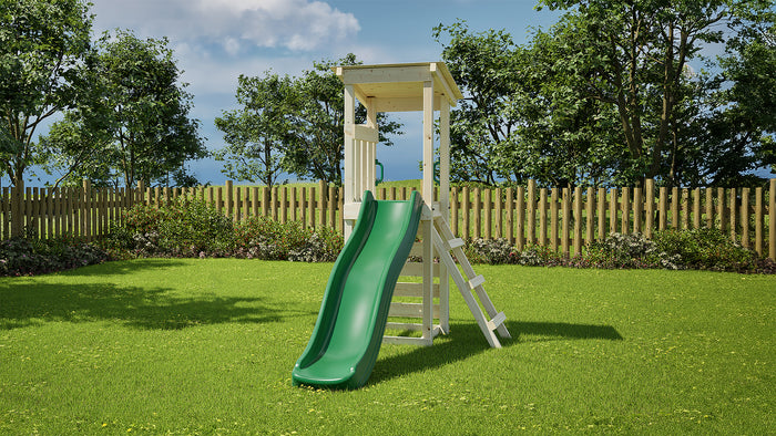 Weka Kinderspielturm Nizza inkl. Rutsche und Kletterwand